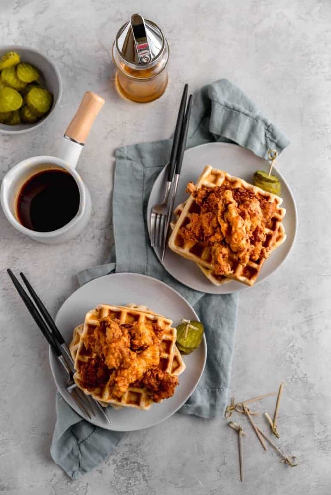 Southern Fried Chicken and Waffles