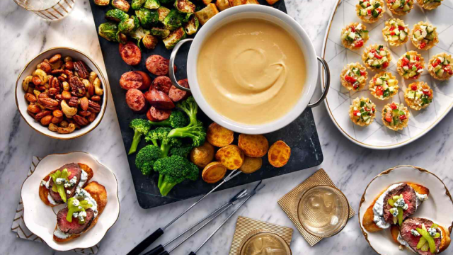 An array of delicious and elevated finger foods for your next beachside tailgate