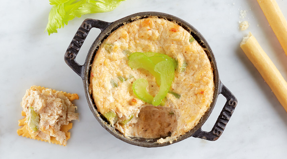 Hot Cajun Crab Dip with Gourmet Chips