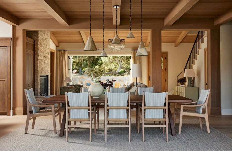 Sustainable Luxury & Artisan Craftsmanship demonstrated in a coastal craftsman-style home