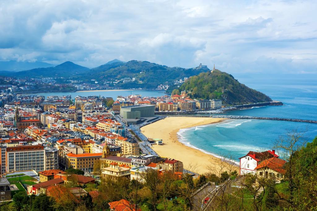 San Sebastian, Spain. Photo courtesy of Xantana/Getty Images via Architectural Digest
