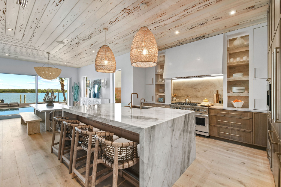 well-executed Kitchen remodel for a coastal home