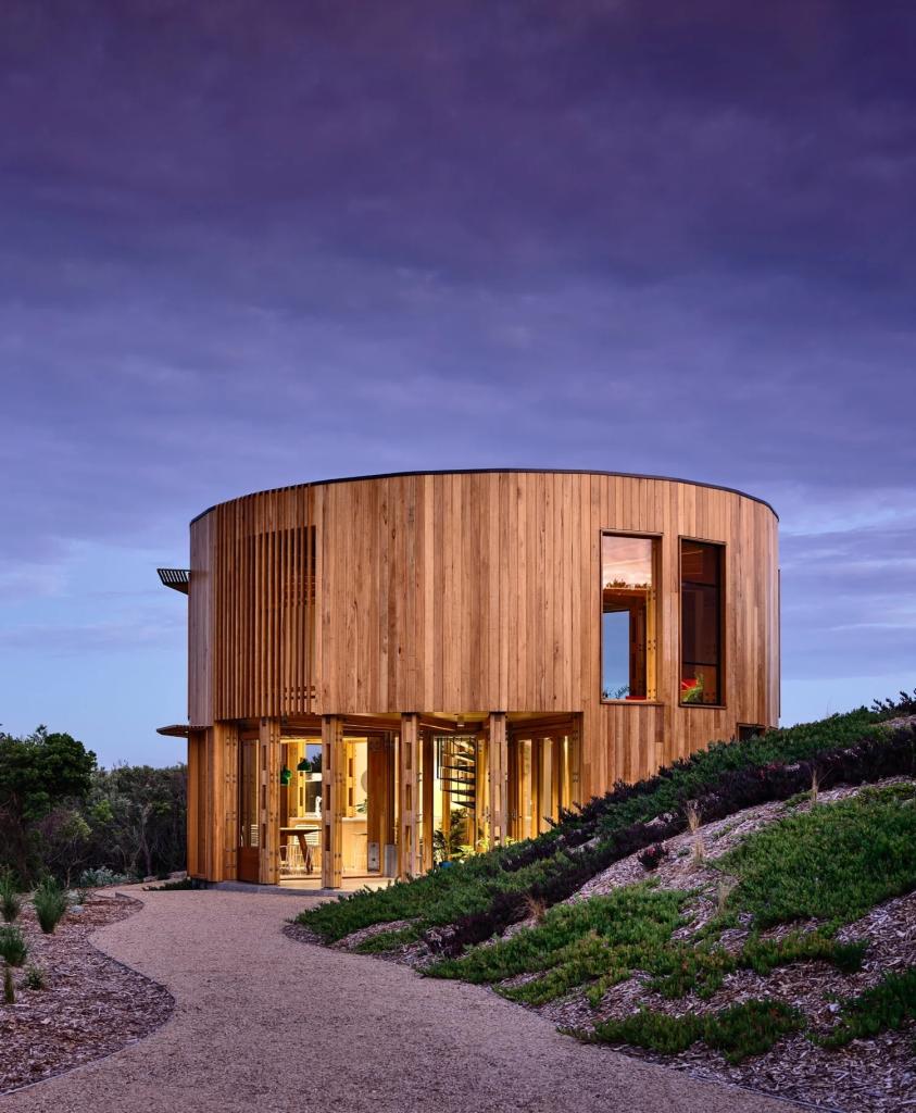 St Andrews Beach House, designed by the Melbourne studio Austin Maynard Architects on Australia’s rugged Mornington Peninsula
