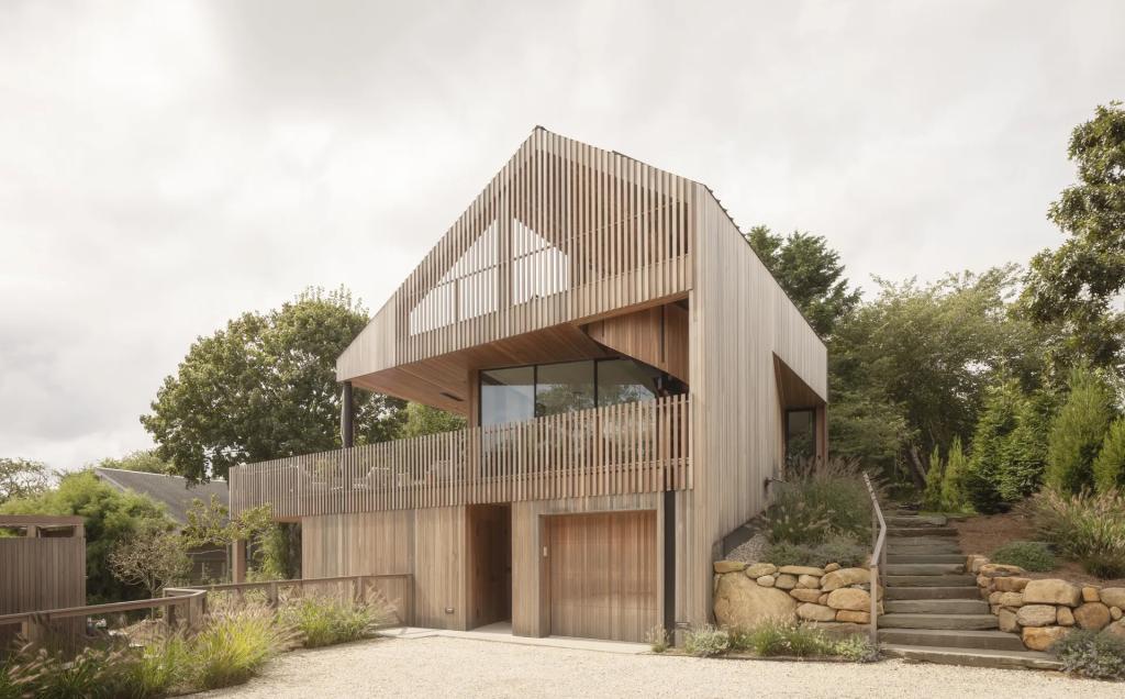 At the eastern edge of Long Island, the Hither Hills House  Designed by architect Nilay Oza of Oza Studio Architects
 