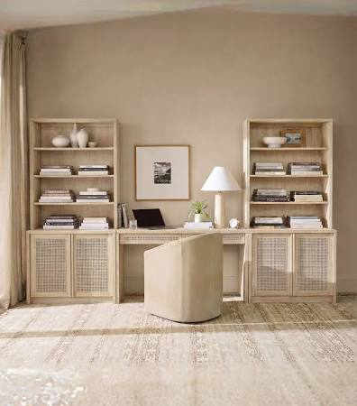 Modular storage to optimize storage space in beach guest bedroom