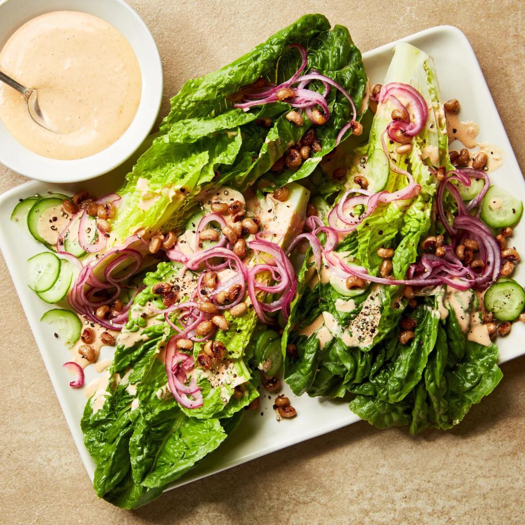 The New Wedge Salad With Better-Than-Thousand-Island Dressing recipe with Romaine Lettuce