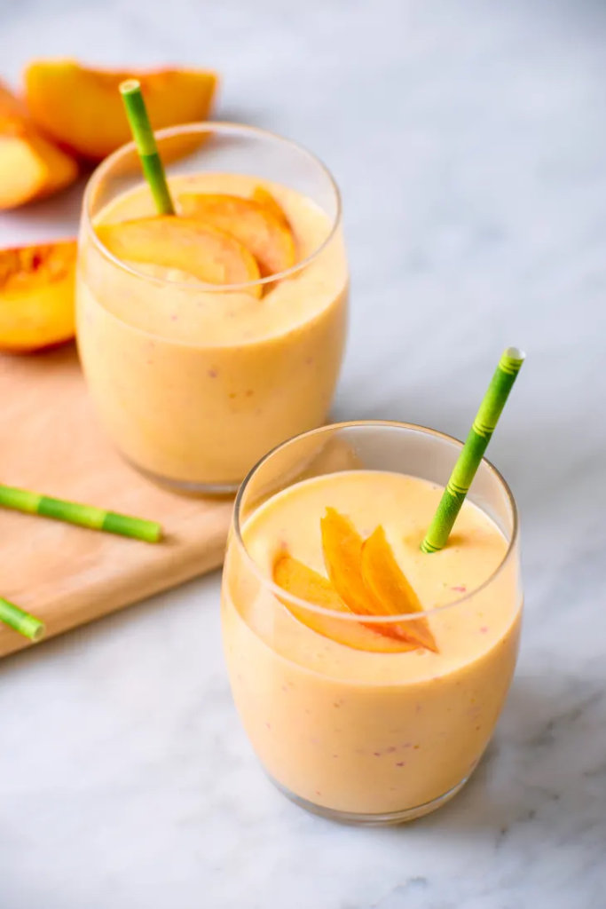Peach Lassi Smoothie