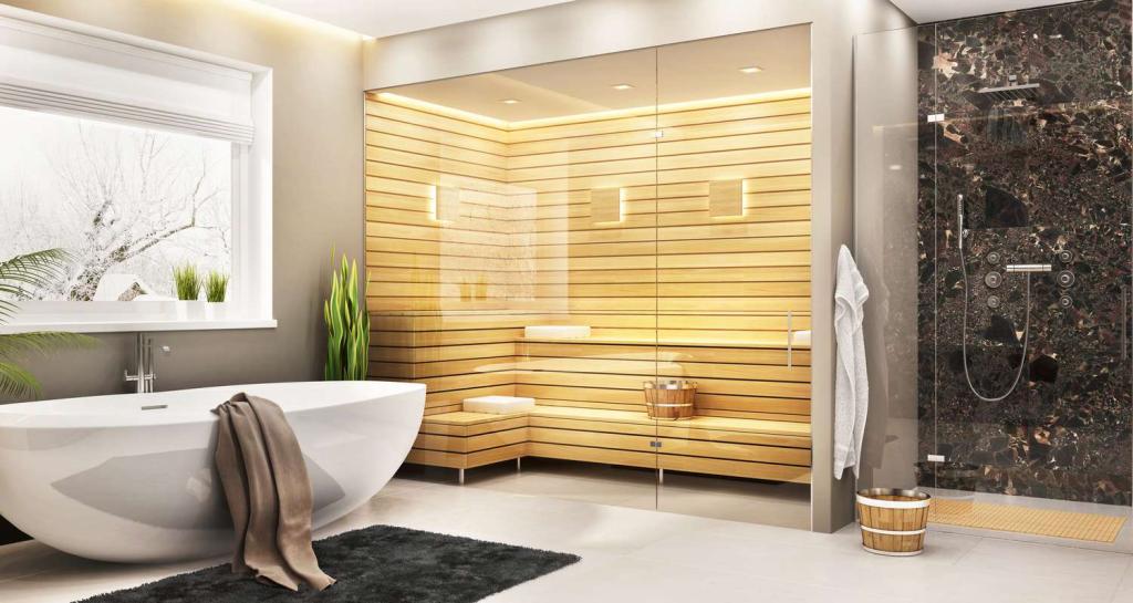 In-home steam room / sauna