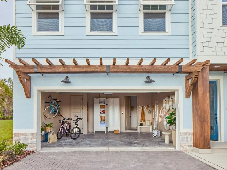 The Hybrid Garage: Gym, Bike Shop, Mudroom, and Studio