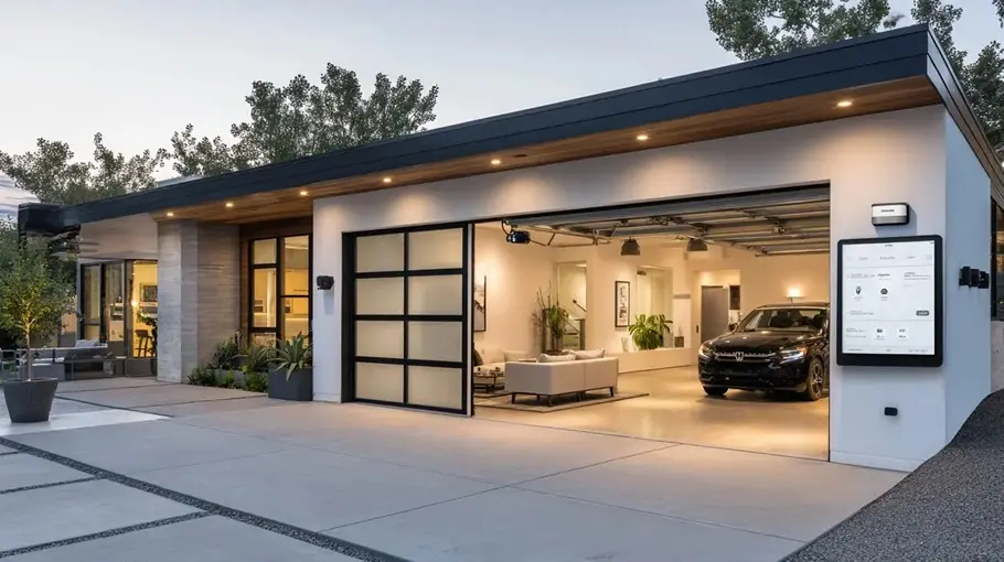 Smart Technology Integration for Modern Coastal Garage