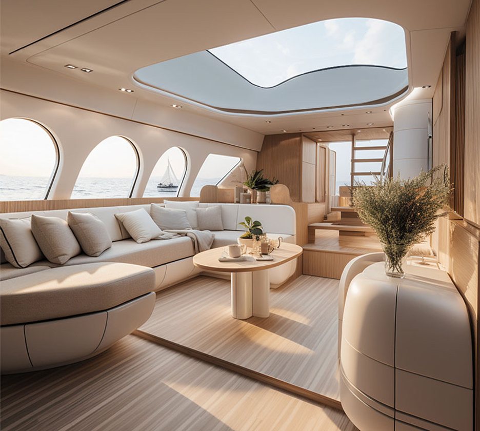 Quiet Organic Luxury Replaces High Gloss in modern yacht design