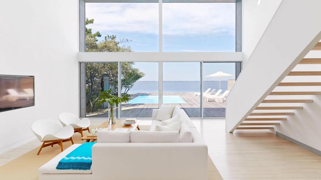 beach home on Fire Island